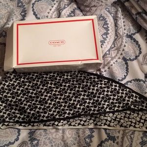 Authentic Coach Silk Scarf